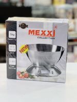 ترازوی آشپزخانه دیجیتال مکسی (MEXXI) مدل کاسه‌دار – تمام استیل ۵ کیلوگرمی - Image 3